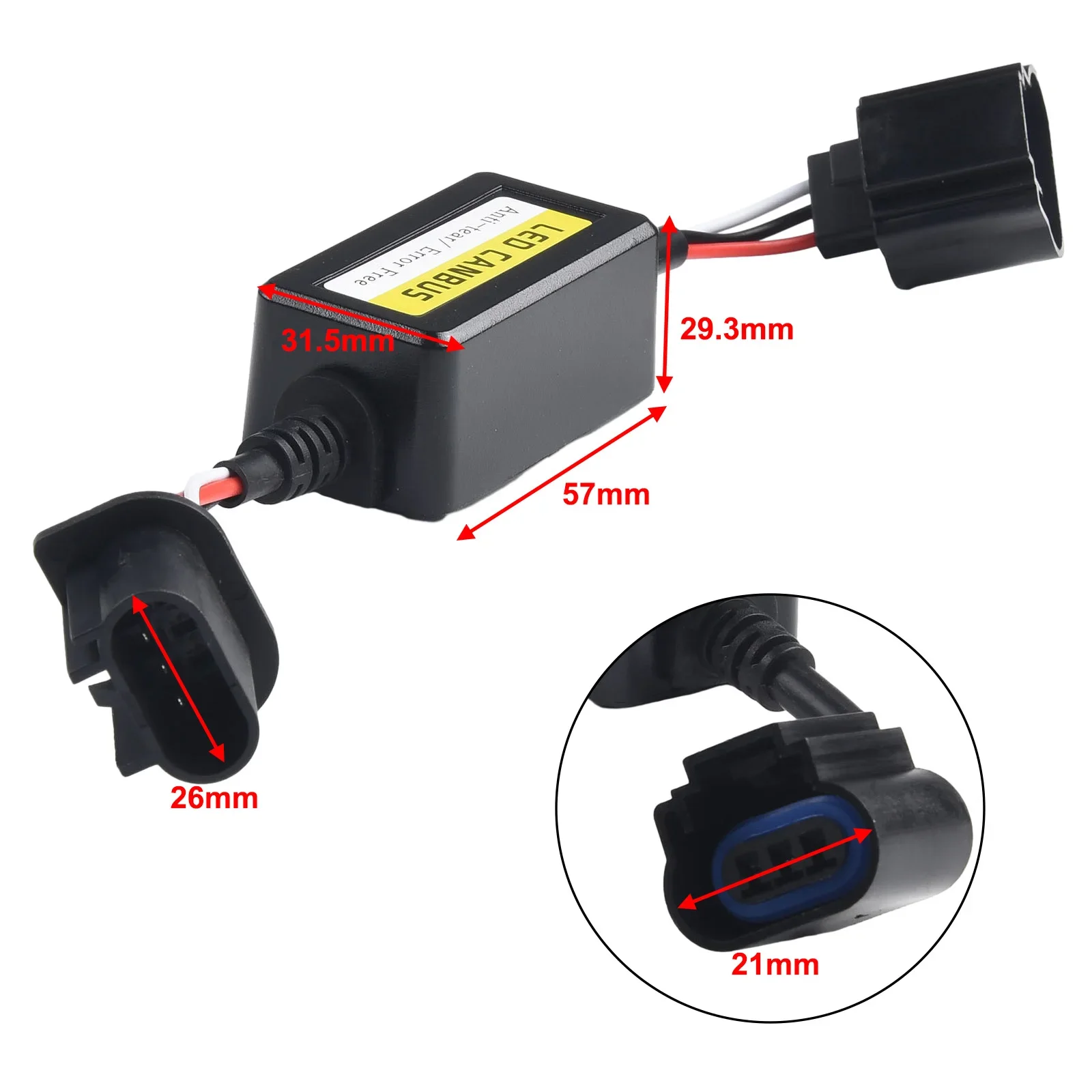 Resistor Type Error Fixer Accessories 2pcs Anti-Flicker Canbus Decoder Parts Replacement Brand New High Quality
Resistor Type Error Fixer Accessories 2pcs Anti-Flicker Canbus Decoder Parts Replacement Brand New High Quality
