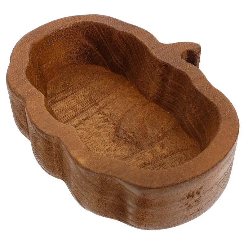 Pumpkin Shape Wood Bowl Food Storage Bowl Dessert Holder Tray Wooden Serving Plate Fruit Serving Bowl Container KitchenTableware
Pumpkin Shape Wood Bowl Food Storage Bowl Dessert Holder Tray Wooden Serving Plate Fruit Serving Bowl Container KitchenTableware