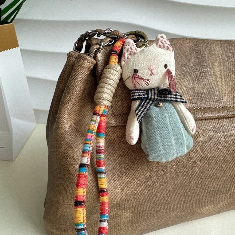 Fashion Rabbit Handmade Animal Pendant Puppy Bear Cat Dog Keyring Cute Kitty Korean Style Bag Charms Backpack Decor
Fashion Rabbit Handmade Animal Pendant Puppy Bear Cat Dog Keyring Cute Kitty Korean Style Bag Charms Backpack Decor