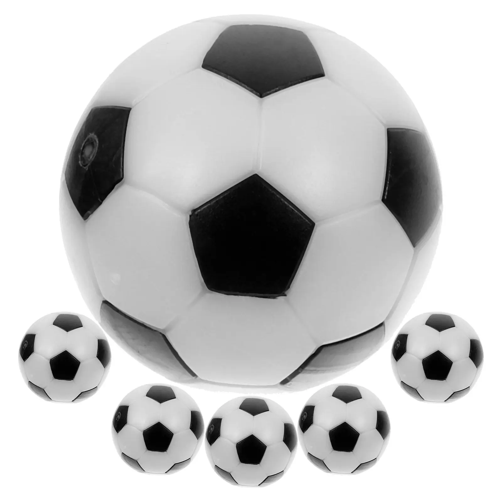6Pcs Small Football Balls 32Mm for Table Football Mini Balls Black White for Striker Barcelona Roma Tables Under 135Cm
6Pcs Small Football Balls 32Mm for Table Football Mini Balls Black White for Striker Barcelona Roma Tables Under 135Cm