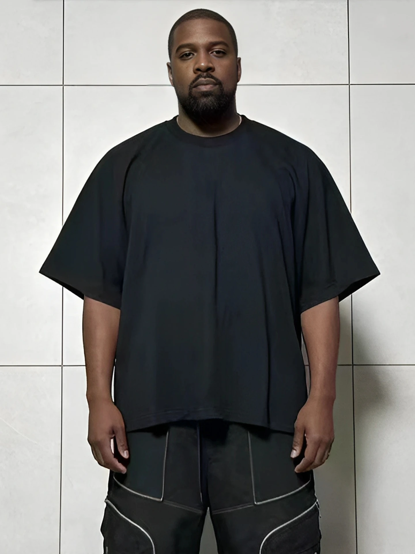 Kanye West American Heavyweight High Street Trend Brand TS05 Color Loose Splice Shoulder Short Sleeve T-Shirt for Men
Kanye West American Heavyweight High Street Trend Brand TS05 Color Loose Splice Shoulder Short Sleeve T-Shirt for Men