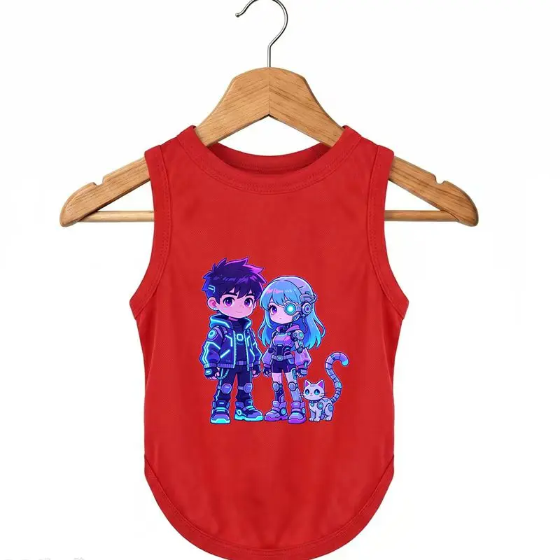 Dog Summer Light Vest Anime Cartoon Print Breathable
Dog Summer Light Vest Anime Cartoon Print Breathable