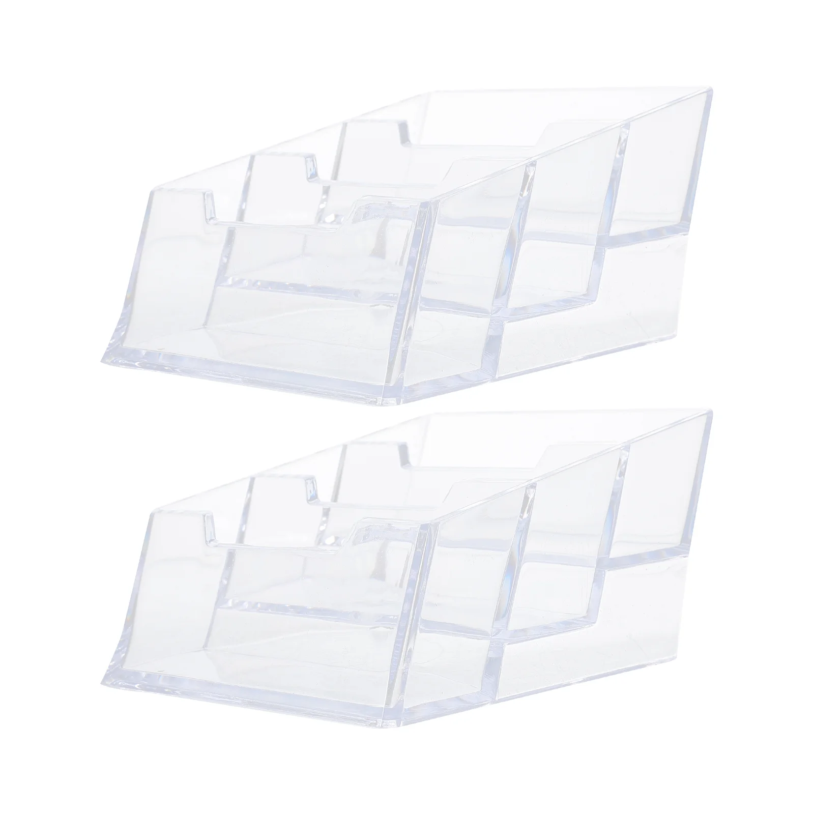 2 Pcs Transparent Business Card Case High Grade Plastic Clear Design See Contents Convenient Offices Exhibition Stands
2 Pcs Transparent Business Card Case High Grade Plastic Clear Design See Contents Convenient Offices Exhibition Stands