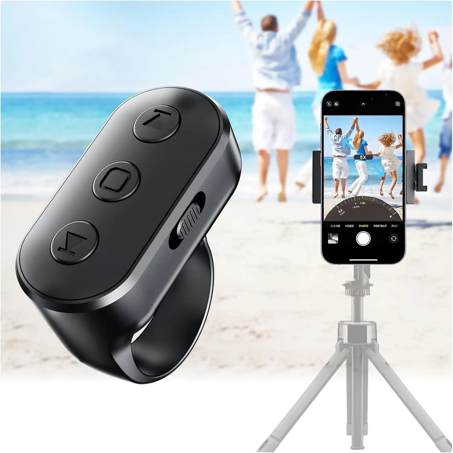 Беспроводной Bluetooth-пульт для камеры iPhone/Android, переключение фронтальной/задней камеры, функция Hands-Free для записи в TikTok и YouTube
Беспроводной Bluetooth-пульт для камеры iPhone/Android, переключение фронтальной/задней камеры, функция Hands-Free для записи в TikTok и YouTube