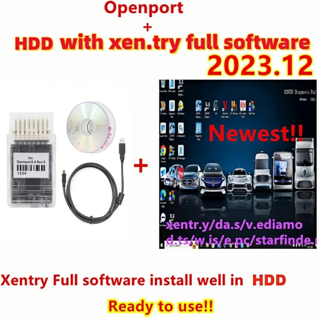 Xentry 2023.12 Diagnostic Software with Tactrix Openport 2.0 ECU Chip Tuning Tool OBD 2 OBD2 Scanner Tool xentry software instal
Xentry 2023.12 Diagnostic Software with Tactrix Openport 2.0 ECU Chip Tuning Tool OBD 2 OBD2 Scanner Tool xentry software instal
