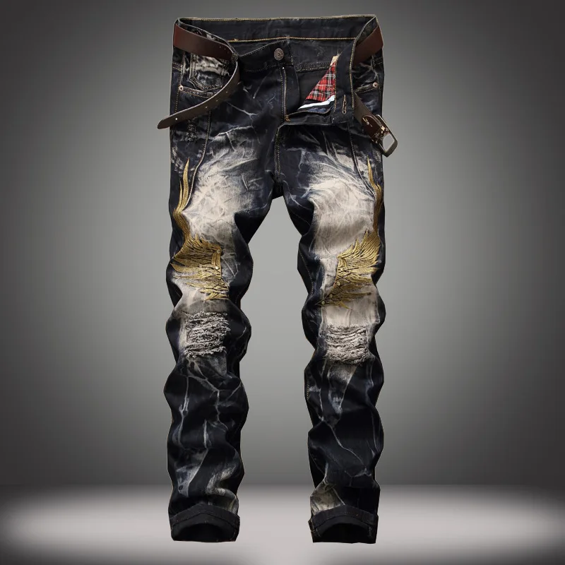 Jean Ankle Length Men Pencil Jeans Distressed Ripped Holes Denim Trousers Pockets Zipper Fly Skinny High Waist Vintage 2025
Jean Ankle Length Men Pencil Jeans Distressed Ripped Holes Denim Trousers Pockets Zipper Fly Skinny High Waist Vintage 2025