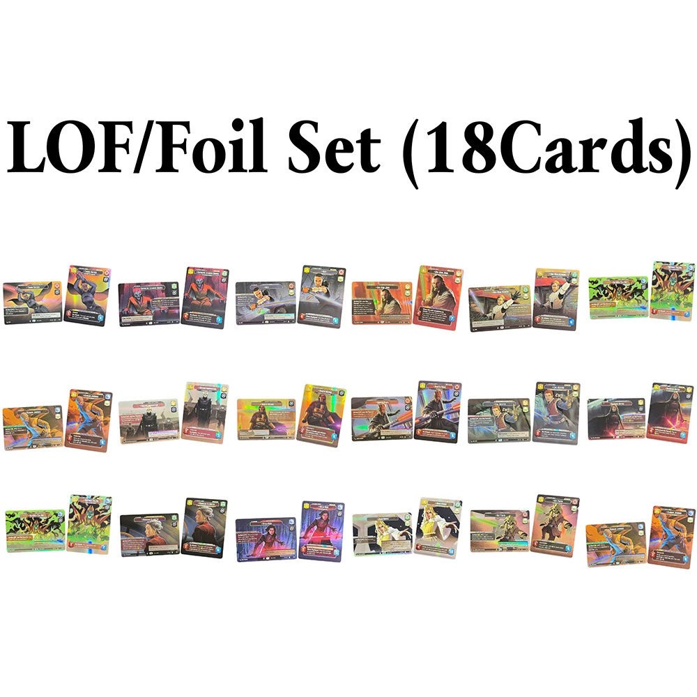 SWUDB 18 шт./компл. фольгированные игровые карты Legends of the Force (LOF) Прокси AHSOKA TANO AVAR KRISS KYLO REN DARTH MAUL THIRD SISTER TCG подарок
SWUDB 18 шт./компл. фольгированные игровые карты Legends of the Force (LOF) Прокси AHSOKA TANO AVAR KRISS KYLO REN DARTH MAUL THIRD SISTER TCG подарок