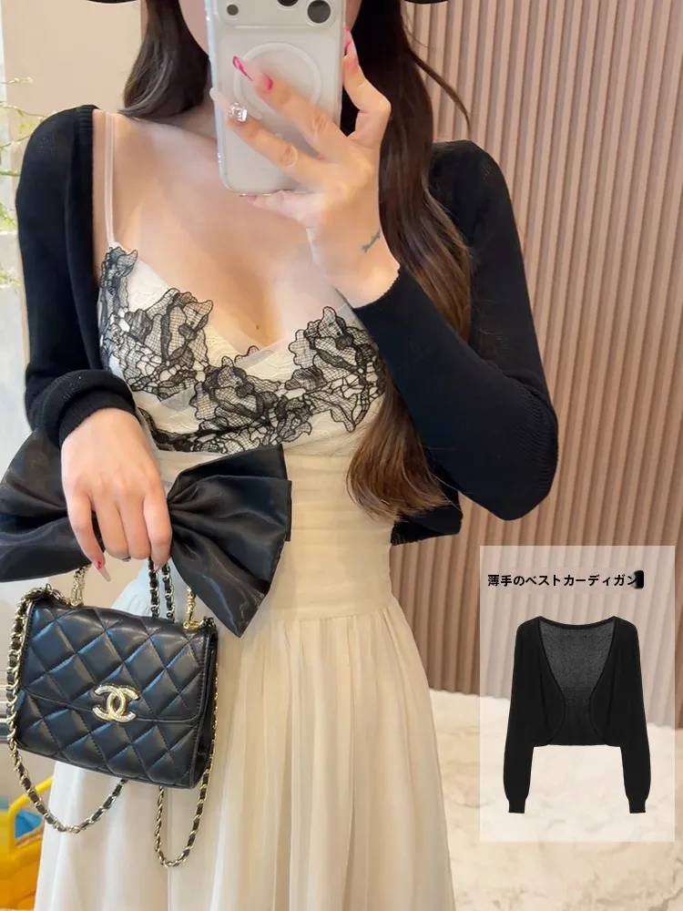Fashionable Casual Thin Shoulder Bared Outerwear Summer 2026 Style by Little Rain Sister Standard Fit Women's Jacket
Fashionable Casual Thin Shoulder Bared Outerwear Summer 2026 Style by Little Rain Sister Standard Fit Women's Jacket