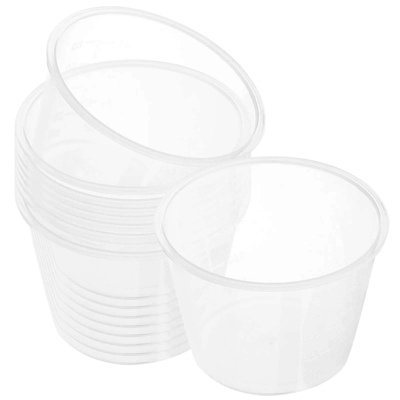 10 Pcs 80ml Measuring Cup Rice Cups Plastic Rice Cups Transparent Stackable Liquid Dry Ingredients Kitchen Tools
10 Pcs 80ml Measuring Cup Rice Cups Plastic Rice Cups Transparent Stackable Liquid Dry Ingredients Kitchen Tools