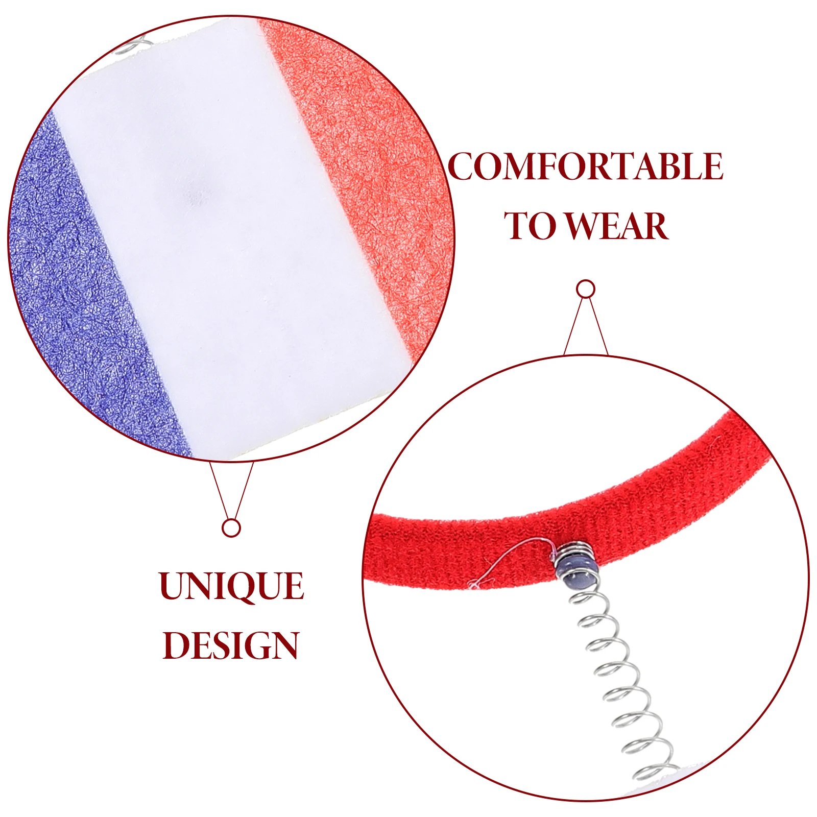 French Flag Headband National Designed Headdress Plastic Party Hair Hoop Textured Accessories Celebrate Events Bright
French Flag Headband National Designed Headdress Plastic Party Hair Hoop Textured Accessories Celebrate Events Bright
