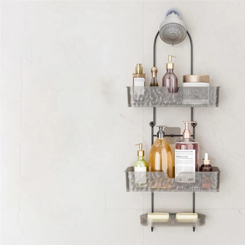 A20F-Bathroom Shower Organizer, Hanging Shower Organizer, Three Tier With Soap Holder, Overhead Shower Organizer,
A20F-Bathroom Shower Organizer, Hanging Shower Organizer, Three Tier With Soap Holder, Overhead Shower Organizer,