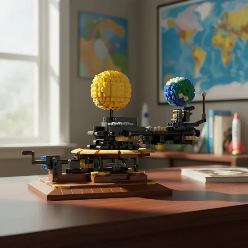 MOC Creative City Solar System Earth and Sun Clock Building Blocks Science Experiment Education Bricks Toys Boys Gifts 865PCS
MOC Creative City Solar System Earth and Sun Clock Building Blocks Science Experiment Education Bricks Toys Boys Gifts 865PCS