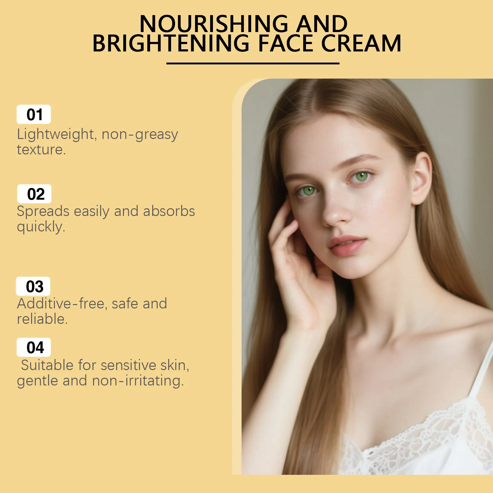 Осветляющий крем для лица, питательный, осветляющий меланин, ровный тон кожи, подтягивающий, светящийся, стабилизирующий, смягчающий, восстанавливающий, увлажняющий крем
Осветляющий крем для лица, питательный, осветляющий меланин, ровный тон кожи, подтягивающий, светящийся, стабилизирующий, смягчающий, восстанавливающий, увлажняющий крем