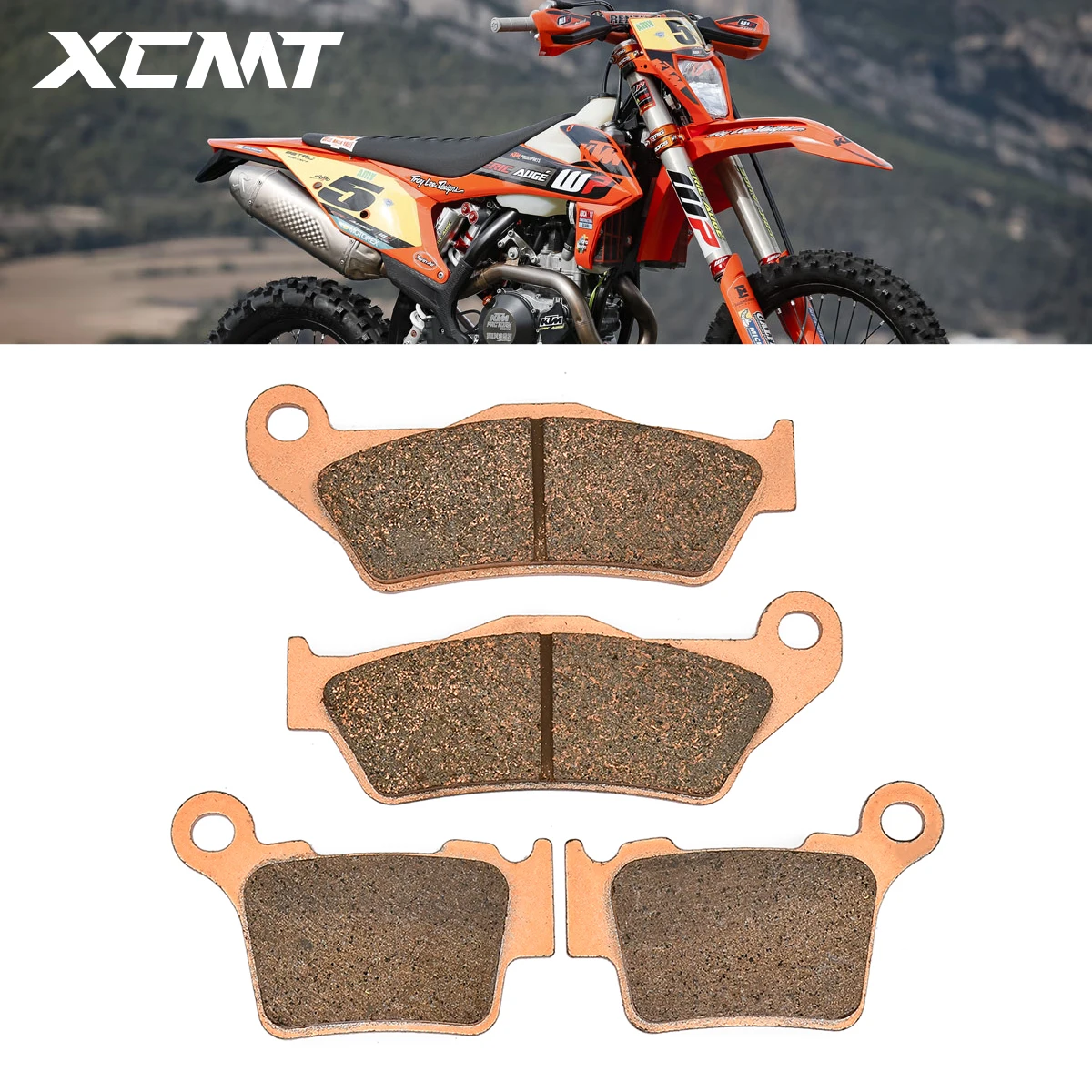 Motorcycle Metal & Brass Alloys Front And Rear Brake Pads For KTM SX SXF EXC EXCF EXCR XC XCW XCF XCFW MXC XCRW SXC 85-625 Parts
Motorcycle Metal & Brass Alloys Front And Rear Brake Pads For KTM SX SXF EXC EXCF EXCR XC XCW XCF XCFW MXC XCRW SXC 85-625 Parts