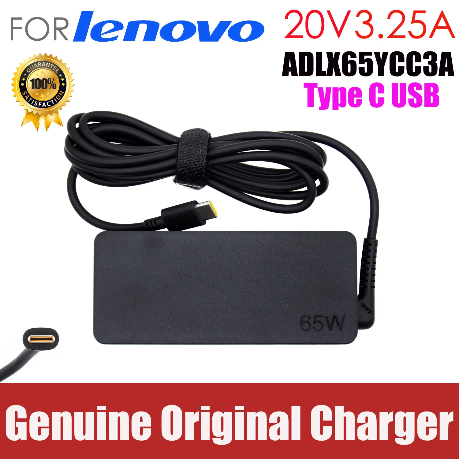Original 65W 20V 3.25A TypeC USB AC Adapter Laptop Charger for Lenovo ThinkPad E470 E480 E490 E495 E580 E590 GaN L380 L390 P51s
Original 65W 20V 3.25A TypeC USB AC Adapter Laptop Charger for Lenovo ThinkPad E470 E480 E490 E495 E580 E590 GaN L380 L390 P51s