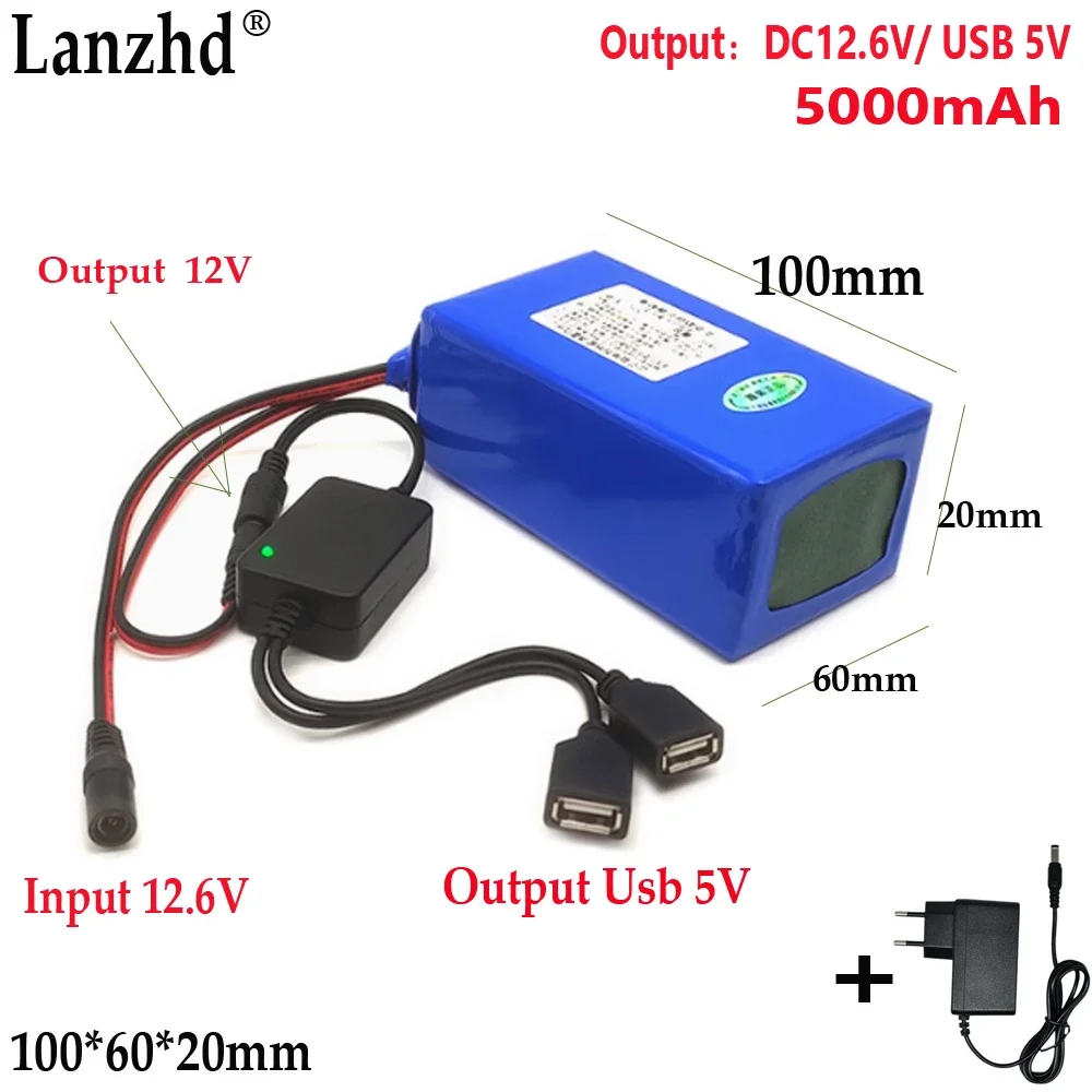 1-10pcs 12V 5000mAh Lithium battery pack For Outdoor camera external compatible with 5V USB parking monitoring external battery
1-10pcs 12V 5000mAh Lithium battery pack For Outdoor camera external compatible with 5V USB parking monitoring external battery