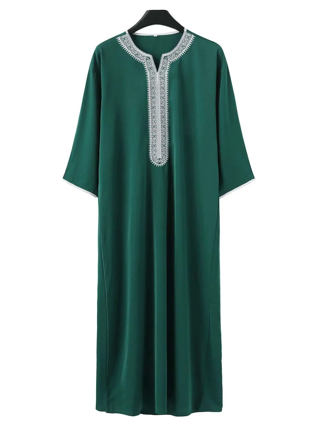 Long 2023 New Arab Robe Medium Sleeve Embroidered Red Envelope Men's Muslim Robe
Long 2023 New Arab Robe Medium Sleeve Embroidered Red Envelope Men's Muslim Robe