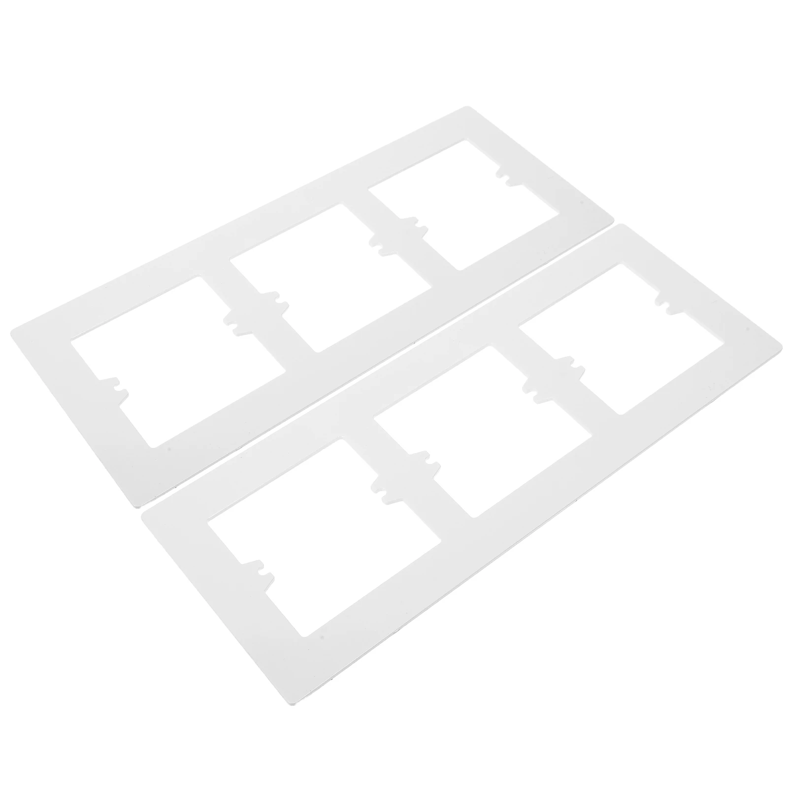 2pcs Triple Gang Switch Panel Decorative White Wall Plate Cover Socket Box Gap Filler Plate Cover White Decorative Easy Install
2pcs Triple Gang Switch Panel Decorative White Wall Plate Cover Socket Box Gap Filler Plate Cover White Decorative Easy Install