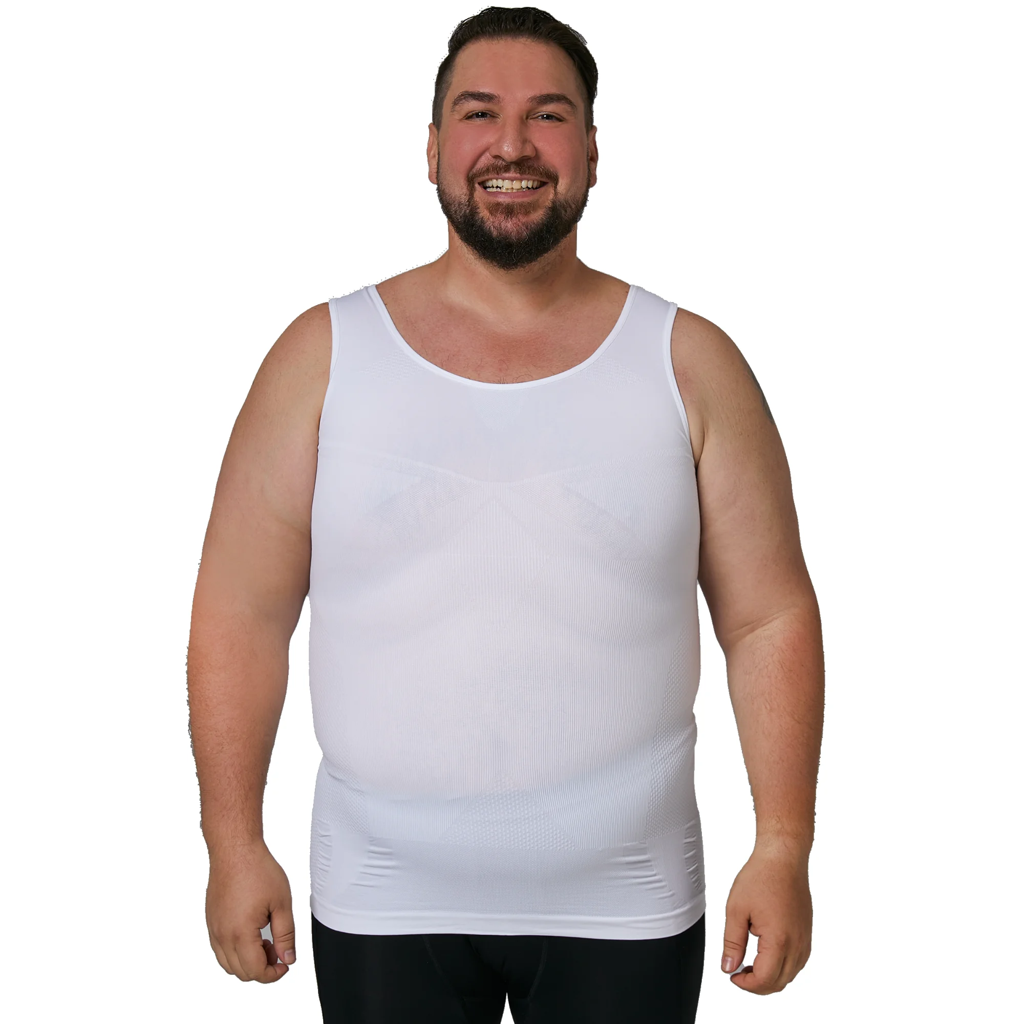 Мужская бесшовная компрессионная майка-боди с эффектом утяжки живота, облегающая, без рукавов, мягкая базовая одежда для спорта и повседневной носки
Мужская бесшовная компрессионная майка-боди с эффектом утяжки живота, облегающая, без рукавов, мягкая базовая одежда для спорта и повседневной носки