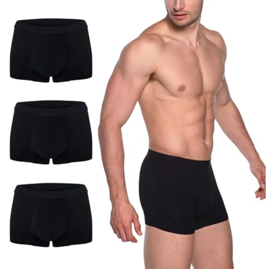 AIRCUTE Washable Absorbency Urinary Incontinence Underwear for Men Bladder Leakage Protection Boxer Briefs, 3 Pack
AIRCUTE Washable Absorbency Urinary Incontinence Underwear for Men Bladder Leakage Protection Boxer Briefs, 3 Pack
