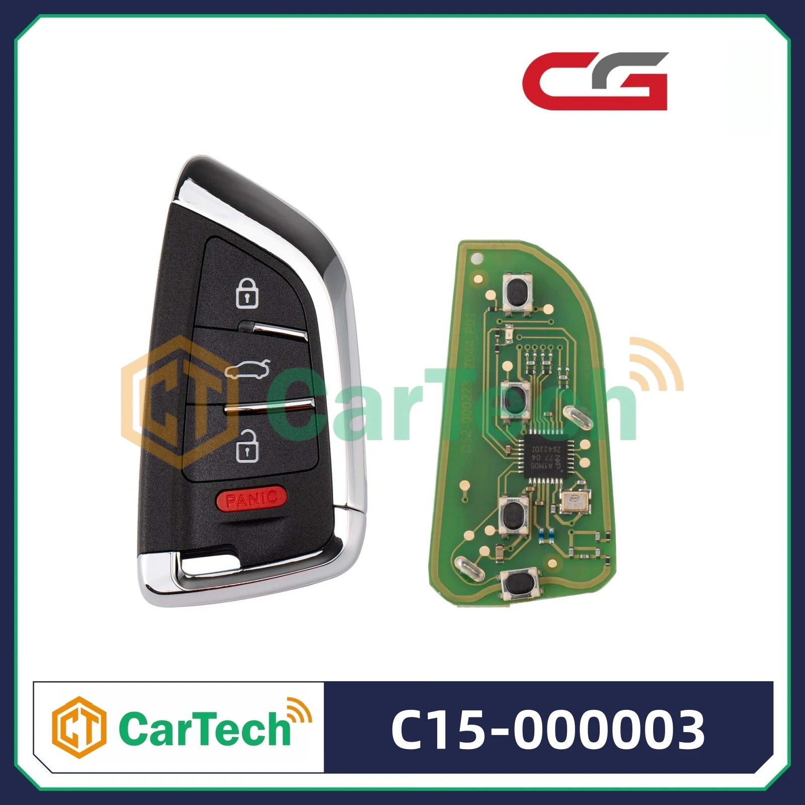 CGDI CG C15-000003 4 Buttons Smart Remote Key for BMW Knife Style Used with CGDI K2
CGDI CG C15-000003 4 Buttons Smart Remote Key for BMW Knife Style Used with CGDI K2