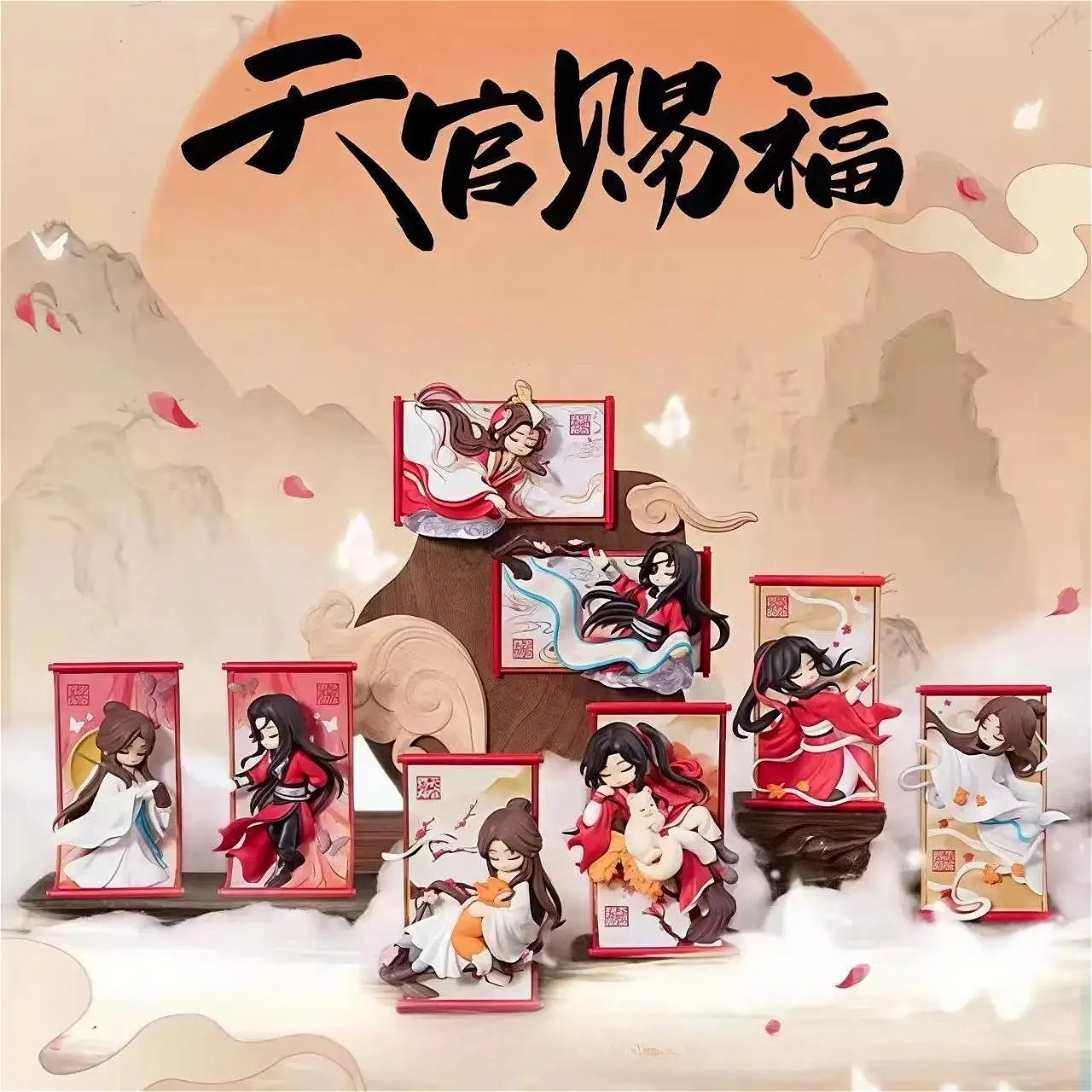 Genuine Tian Guan Ci Fu TGCF Blind Box Hua Cheng Xie Lian Chibi Figure Desk Decor Fridge Magnet Anime Peripheral Gift
Genuine Tian Guan Ci Fu TGCF Blind Box Hua Cheng Xie Lian Chibi Figure Desk Decor Fridge Magnet Anime Peripheral Gift