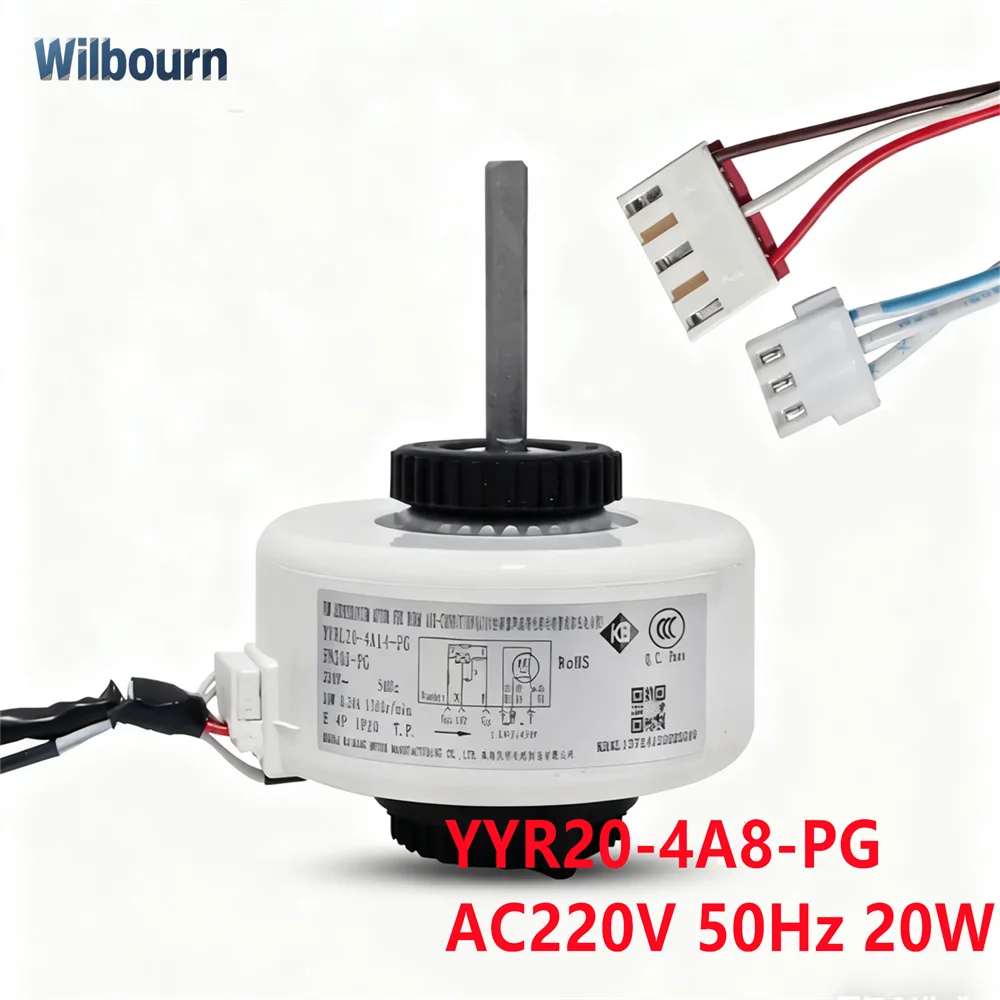 YYR20-4A8-PG AC220V 50Hz 20W 1300r/min Brand New AC Fan Motor for Gree Air Conditioner Indoor Unit FN20J-PG Air Conditioner Part
YYR20-4A8-PG AC220V 50Hz 20W 1300r/min Brand New AC Fan Motor for Gree Air Conditioner Indoor Unit FN20J-PG Air Conditioner Part