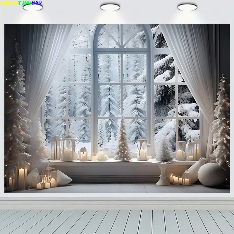Winter Wonderful Window Christmas day Photography Backdrops Prop Happy New Year Decoration Family Holiday Party Background RR-70
Winter Wonderful Window Christmas day Photography Backdrops Prop Happy New Year Decoration Family Holiday Party Background RR-70