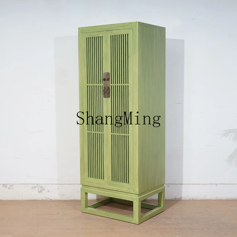 ZYY new Chinese retro old display cabinet living room storage cabinet all solid wood bedroom simple wardrobe
ZYY new Chinese retro old display cabinet living room storage cabinet all solid wood bedroom simple wardrobe