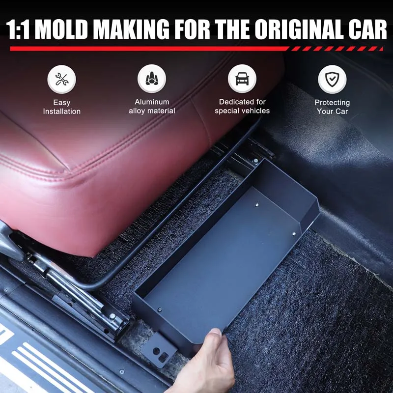 For LADA NIVA 2009-2019 Aluminum Alloy Car Front under-seat Storage Basket Organize Storage Basket Car Accessories
For LADA NIVA 2009-2019 Aluminum Alloy Car Front under-seat Storage Basket Organize Storage Basket Car Accessories