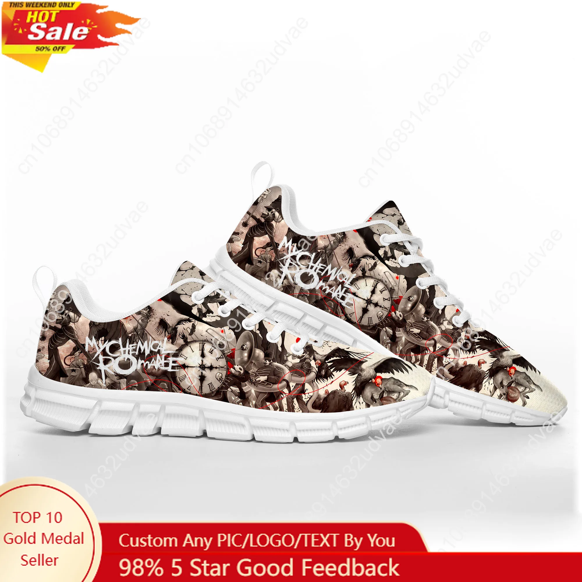My Chemical Romance Sports Shoes Mens Womens Teenager Sneakers Footwear Casual Custom Made Couple Shoes White
My Chemical Romance Sports Shoes Mens Womens Teenager Sneakers Footwear Casual Custom Made Couple Shoes White