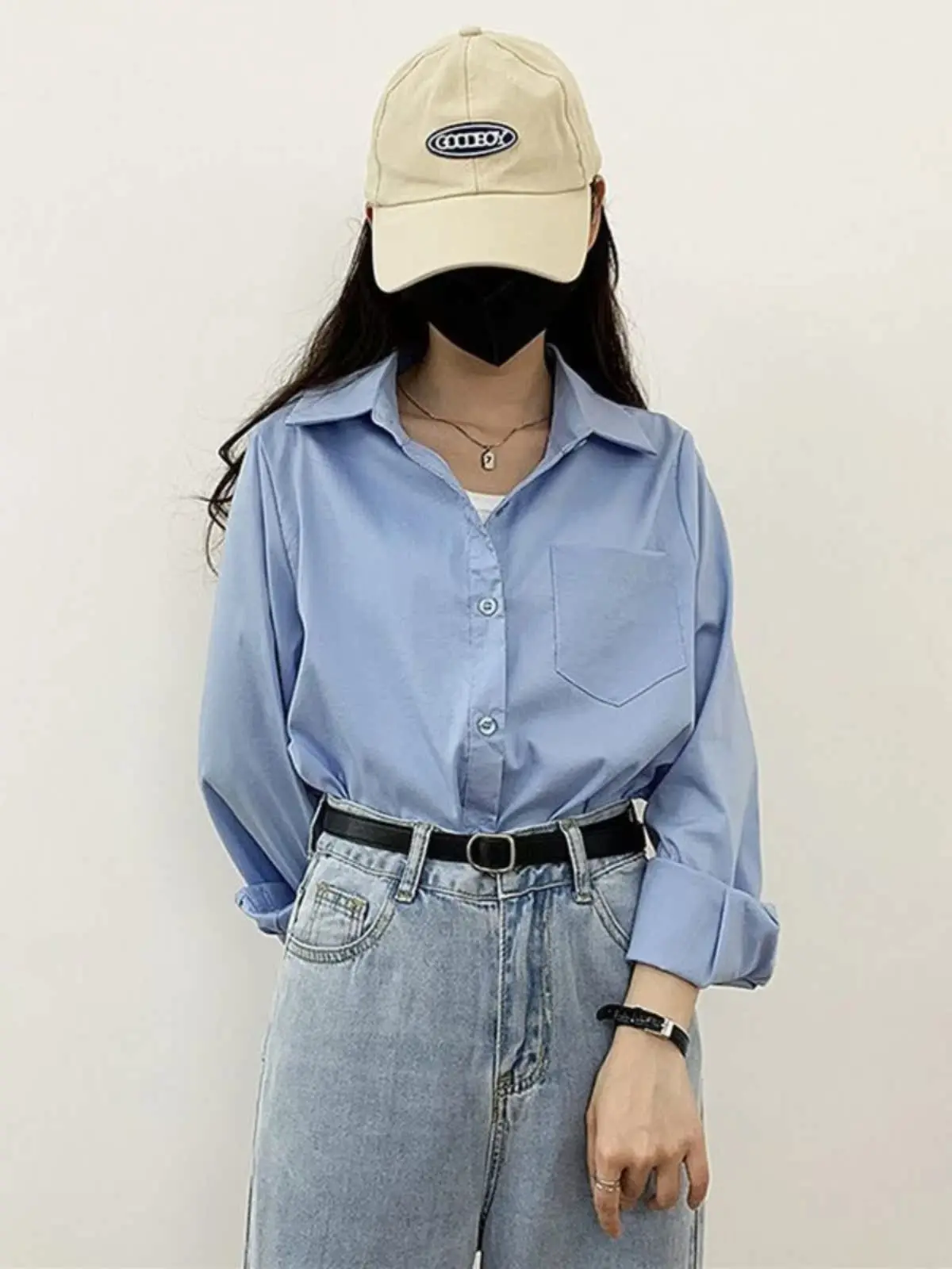 Blue Casual Loose Women's Shirt Sun Protection Open Cardigan Spring Summer Thin Long Sleeve Top Versatile Straight Cut C...
Blue Casual Loose Women's Shirt Sun Protection Open Cardigan Spring Summer Thin Long Sleeve Top Versatile Straight Cut C...