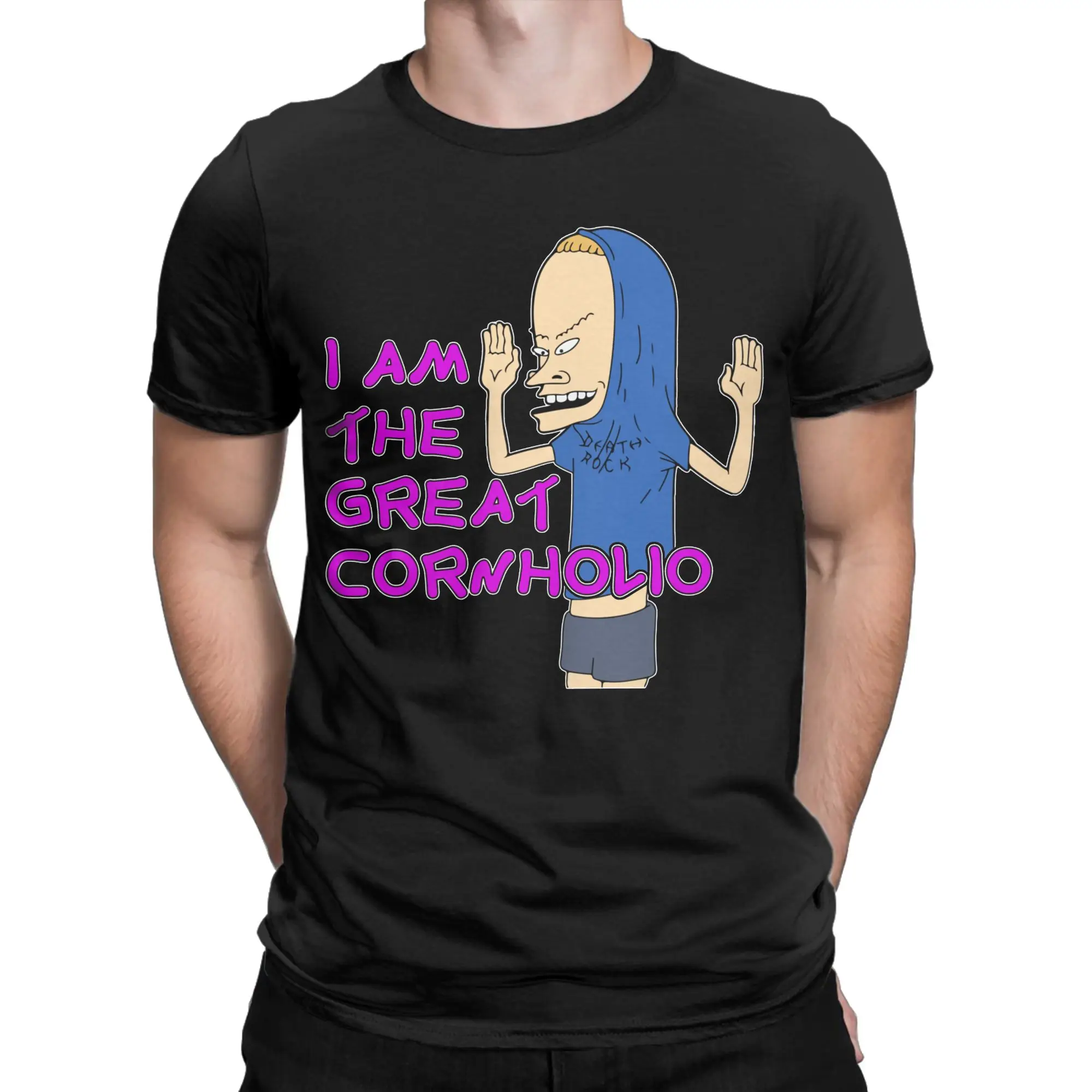 Print Beavis And Butthead Great Cornholio T Shirt Men Round Neck Short Sleeve Tops Shirts 90s Cartoon BB Cotton Summer Top Tee
Print Beavis And Butthead Great Cornholio T Shirt Men Round Neck Short Sleeve Tops Shirts 90s Cartoon BB Cotton Summer Top Tee