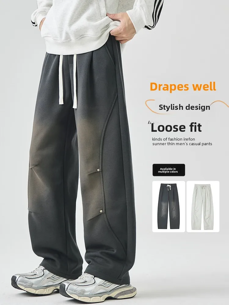American Sle Casual Loose Knife Pants Men's Faion Brand New 2026 Trendy Loose Design Sensation Versatile Long Trousers
American Sle Casual Loose Knife Pants Men's Faion Brand New 2026 Trendy Loose Design Sensation Versatile Long Trousers