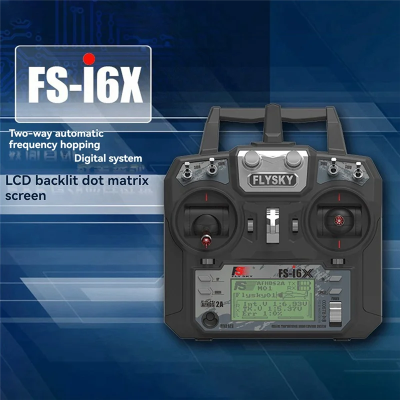 A13Q-FLYSKY FS I6X Remote Control 10-Channel Transmitting IA10B Receiver For RC Aircraft UAVS
A13Q-FLYSKY FS I6X Remote Control 10-Channel Transmitting IA10B Receiver For RC Aircraft UAVS