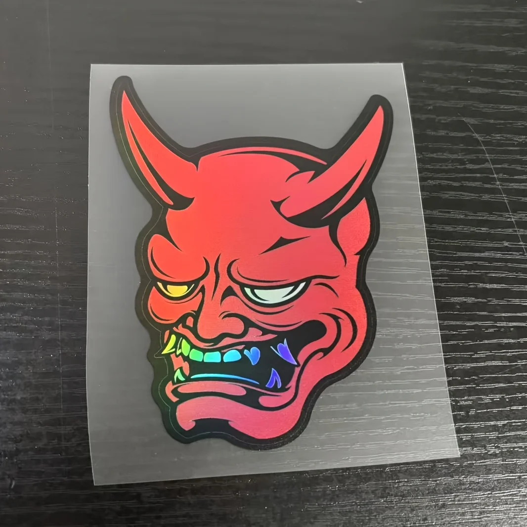 Japanese JDM Prajna Mask Laser Engraved Sticker Horror Kung Fu Art Decal for Car Motorcycle Skateboard
Japanese JDM Prajna Mask Laser Engraved Sticker Horror Kung Fu Art Decal for Car Motorcycle Skateboard