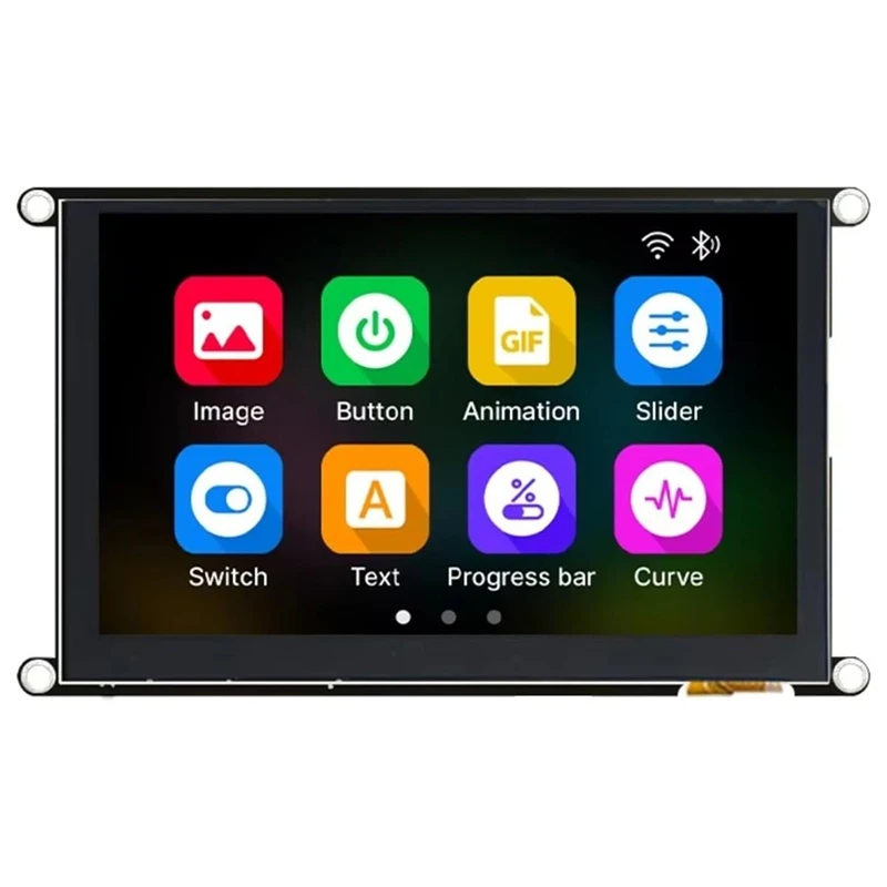 ESP32S3 8M PSRAM 16M Flash 5-дюймовый IPS 800X480 Модуль ЖК-дисплея высокой четкости Емкостный сенсорный экран, с Wi-Fi Bluetooth
ESP32S3 8M PSRAM 16M Flash 5-дюймовый IPS 800X480 Модуль ЖК-дисплея высокой четкости Емкостный сенсорный экран, с Wi-Fi Bluetooth