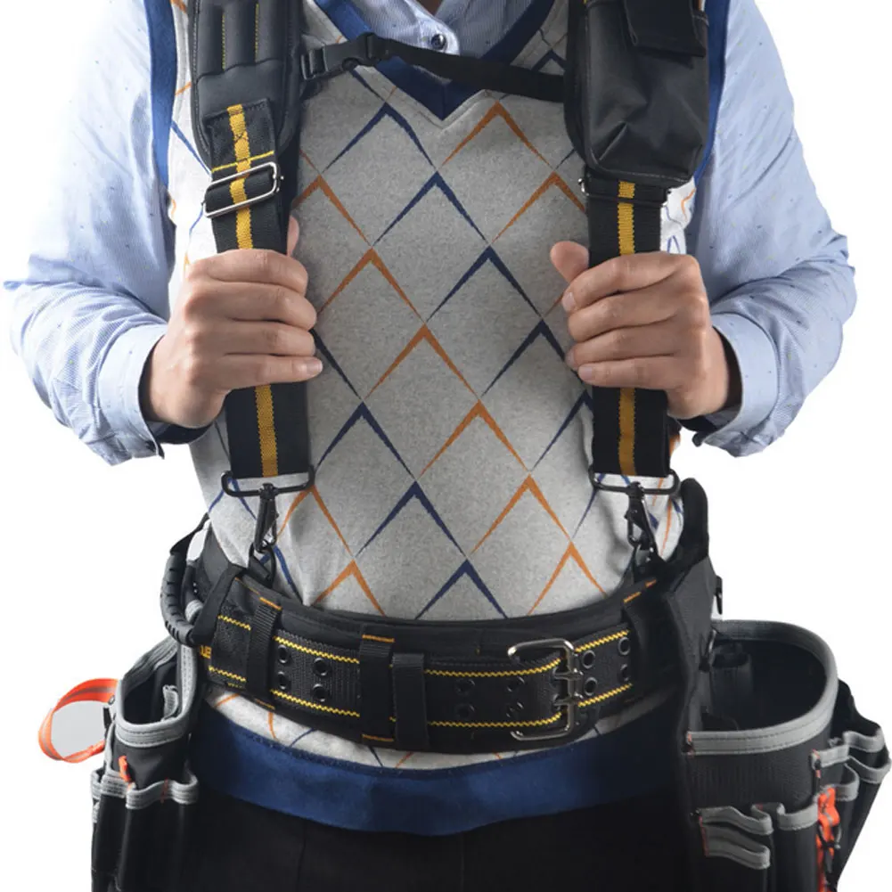 Tool Belt Pouch Bag Nail Pocket Apron Padded Heavy Duty Adjustable for DIY Electrician Carpenter Joiner Reducing Waist Weight
Tool Belt Pouch Bag Nail Pocket Apron Padded Heavy Duty Adjustable for DIY Electrician Carpenter Joiner Reducing Waist Weight