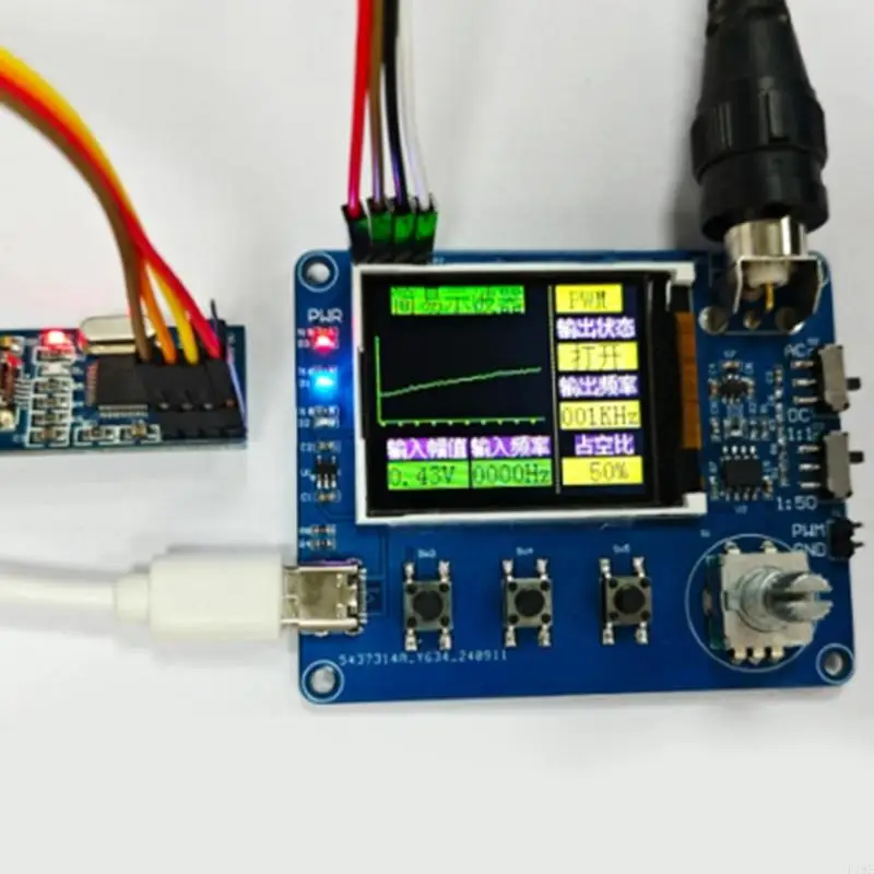 Mini Oscilloscope With Waveform Display Frequency Measurement And Square Waveform Output For Electronics DIY Projects F19E
Mini Oscilloscope With Waveform Display Frequency Measurement And Square Waveform Output For Electronics DIY Projects F19E
