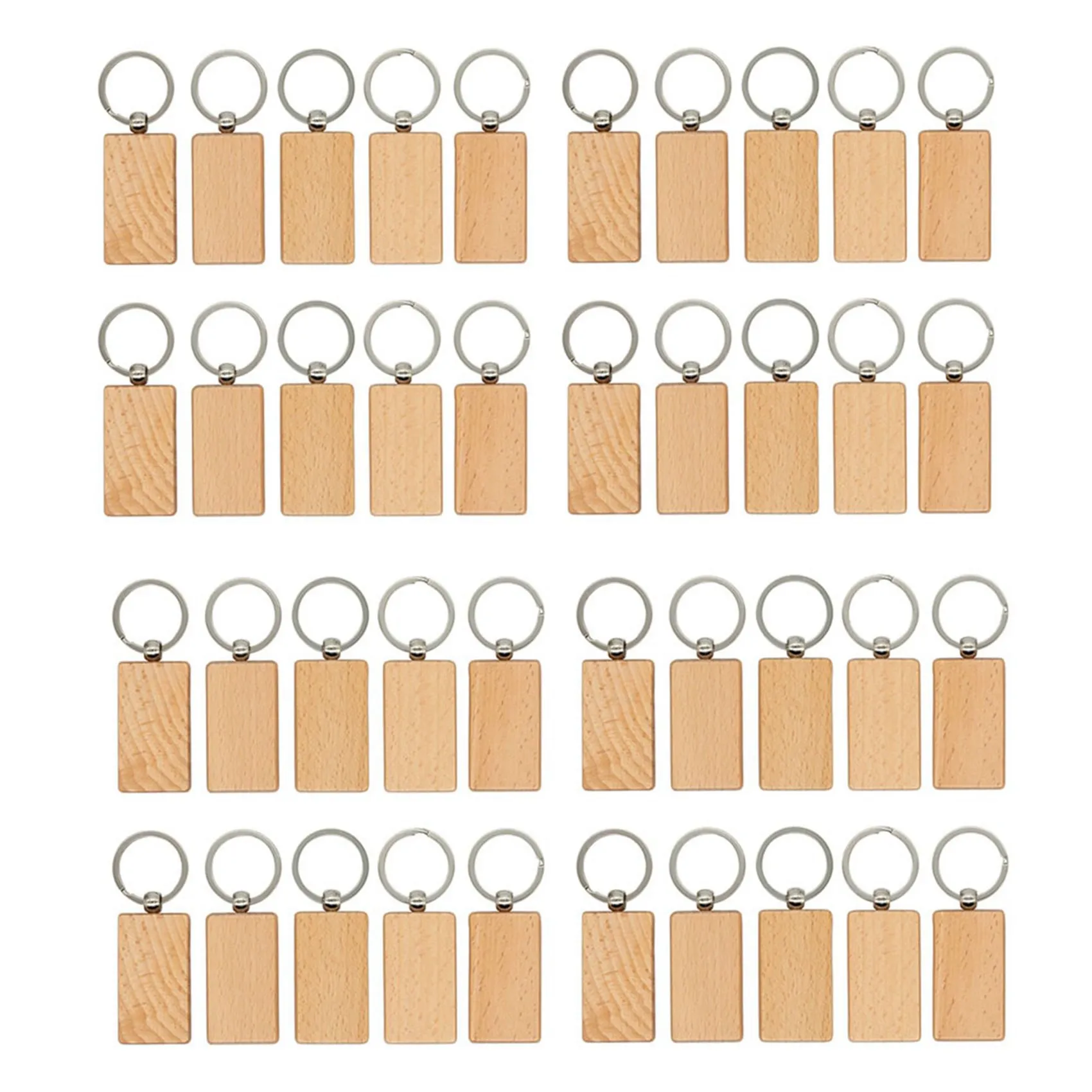 40Pcs Wood Engraving Blanks Rectangle Blank Wooden Key Chain Wood Blanks For Keychains (Width:1.22 Inch)
40Pcs Wood Engraving Blanks Rectangle Blank Wooden Key Chain Wood Blanks For Keychains (Width:1.22 Inch)