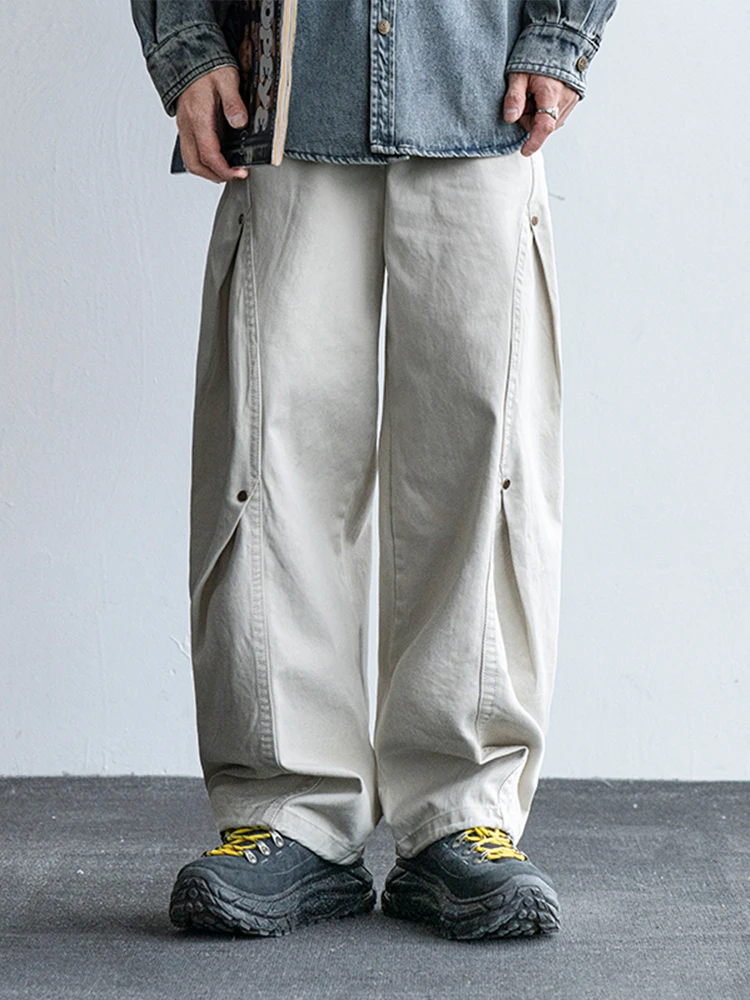 Мужские брюки с заклепками, весна 2025, повседневные, свободные, прямого кроя, рабочие, в американском ретро-стиле, молодежные, однотонные
Мужские брюки с заклепками, весна 2025, повседневные, свободные, прямого кроя, рабочие, в американском ретро-стиле, молодежные, однотонные