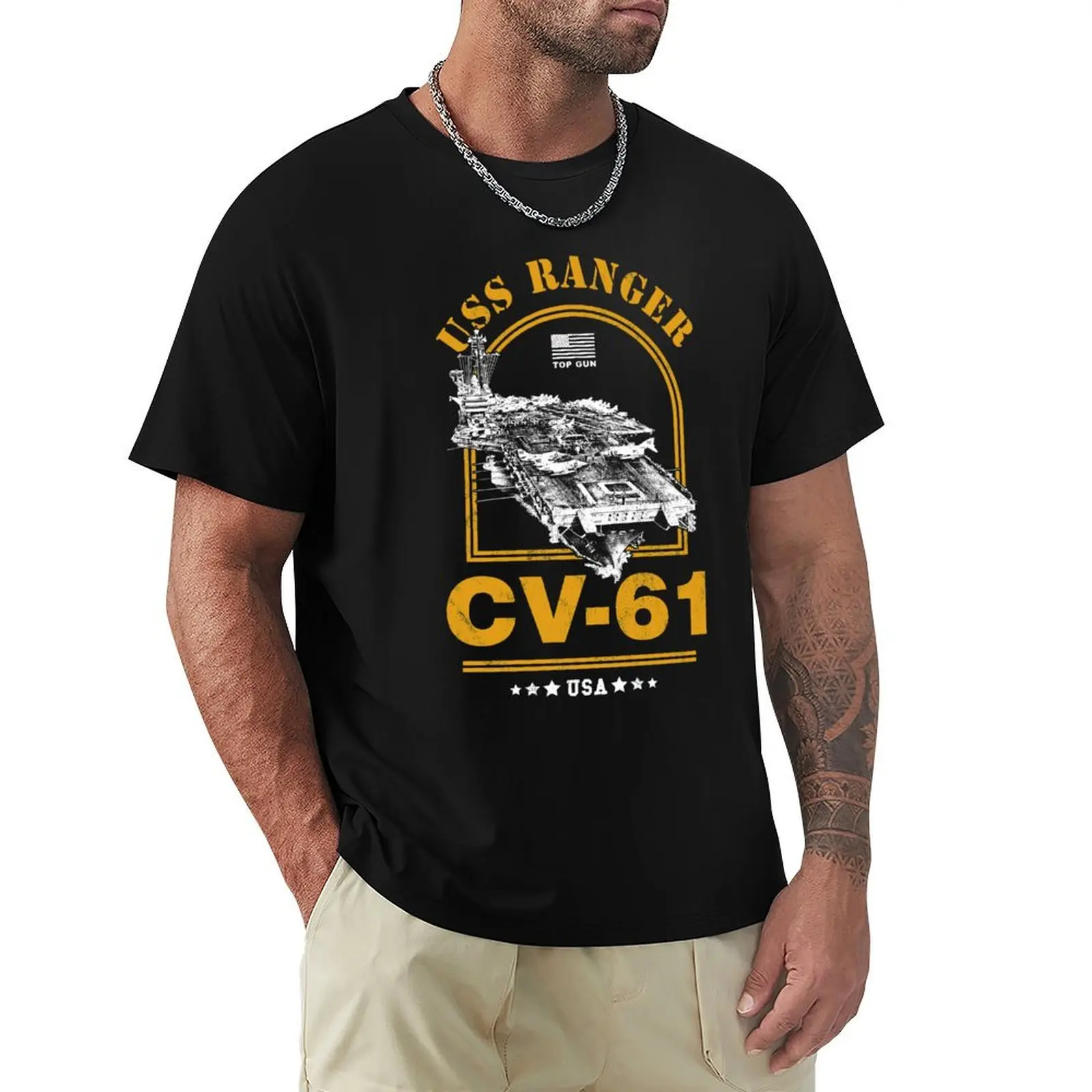 CV-61 USS Ranger T-Shirt Fitness Training Breathable Tee
CV-61 USS Ranger T-Shirt Fitness Training Breathable Tee