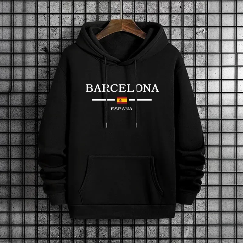 Barcelona Print Mens Hoodie Urban Streetwear Fashion Hip Hop Hooded Sweatshirt Autumn Winter Male Trendy Casual Streetwear Hoody
Barcelona Print Mens Hoodie Urban Streetwear Fashion Hip Hop Hooded Sweatshirt Autumn Winter Male Trendy Casual Streetwear Hoody