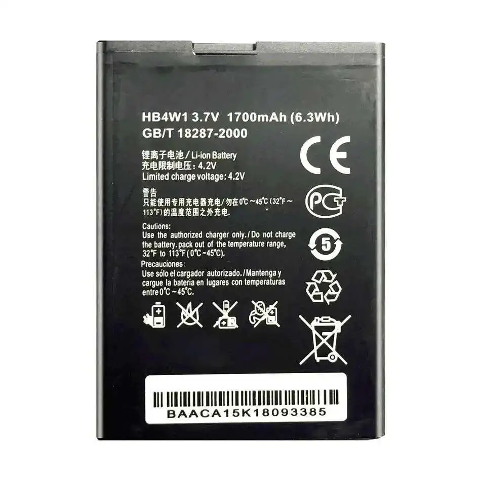 Аккумулятор мобильного телефона HB4W1 HB4W1H 1700 мАч для Huawei Ascend G510 G520 G525 Y210 C8813 C8813Q C8813D T8951 U8951 W2
Аккумулятор мобильного телефона HB4W1 HB4W1H 1700 мАч для Huawei Ascend G510 G520 G525 Y210 C8813 C8813Q C8813D T8951 U8951 W2