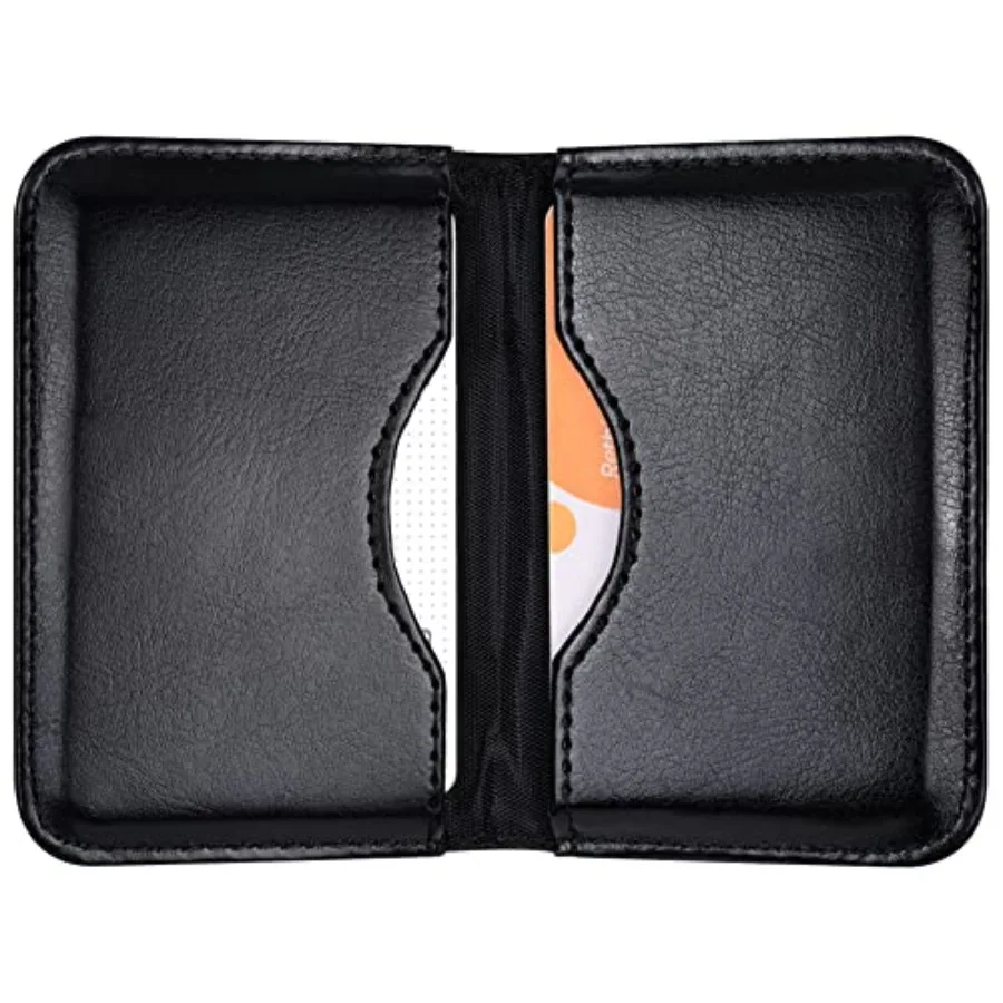 Business Card Holder, 2-Sided PU Leather Folio Name Card Holder Ideal for Business Cards and ID Cards with Magnetic Shut for Me
Business Card Holder, 2-Sided PU Leather Folio Name Card Holder Ideal for Business Cards and ID Cards with Magnetic Shut for Me