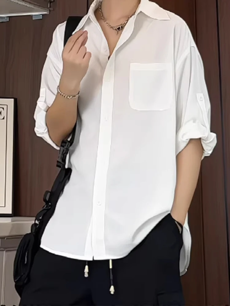 Bla Ice Silk Мужская летняя тонкая прохладная дышащая ор Sve Свободная посадка из смеси полиэстера Полиэстер Спандекс
Bla Ice Silk Мужская летняя тонкая прохладная дышащая ор Sve Свободная посадка из смеси полиэстера Полиэстер Спандекс