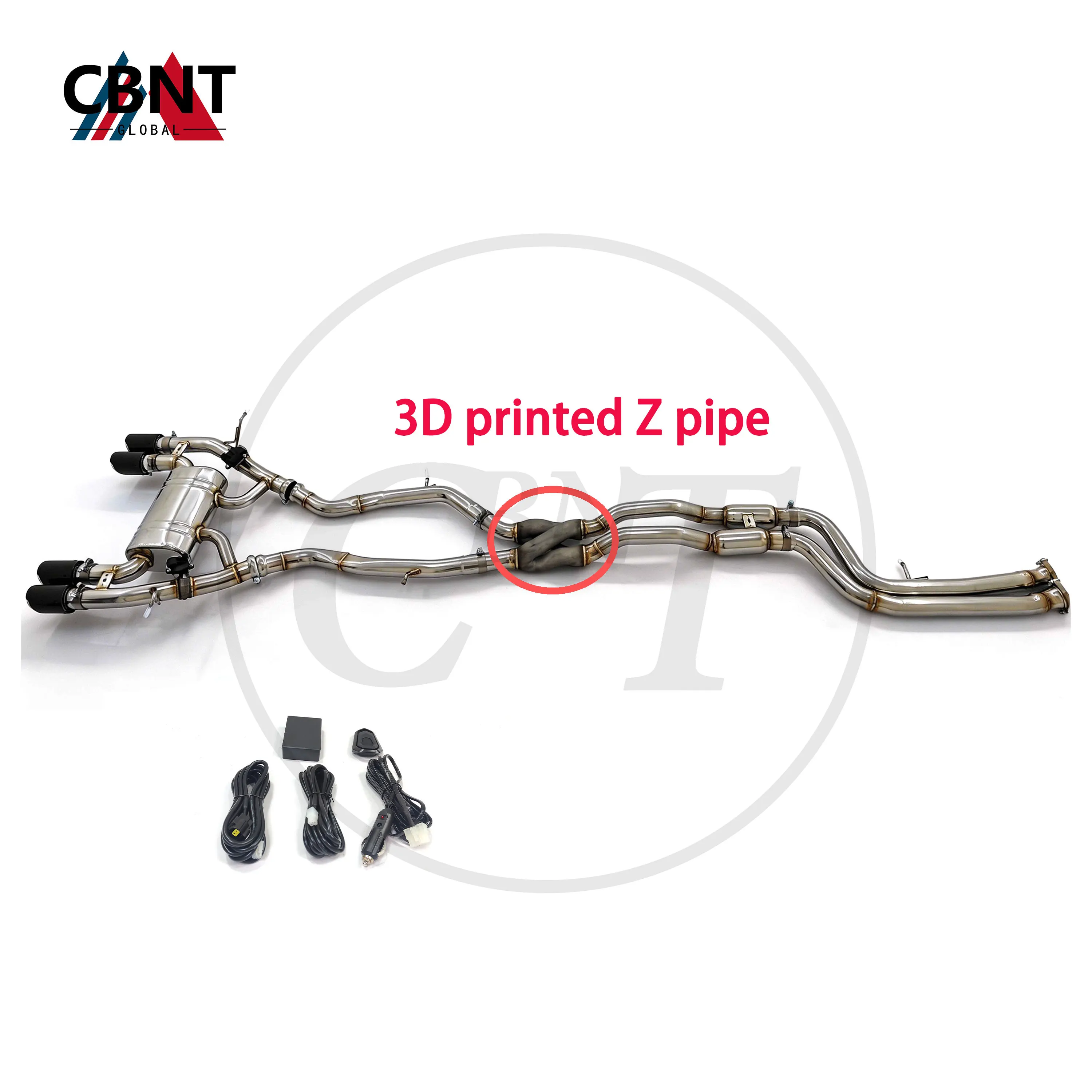 CBNT Popular New Design Valvetronic Catback Exhaust for BMW F80 M3 F82 F83 M4 F87 M2 S55 SS304 3D Print Z Pipe Midpipe Catback
CBNT Popular New Design Valvetronic Catback Exhaust for BMW F80 M3 F82 F83 M4 F87 M2 S55 SS304 3D Print Z Pipe Midpipe Catback