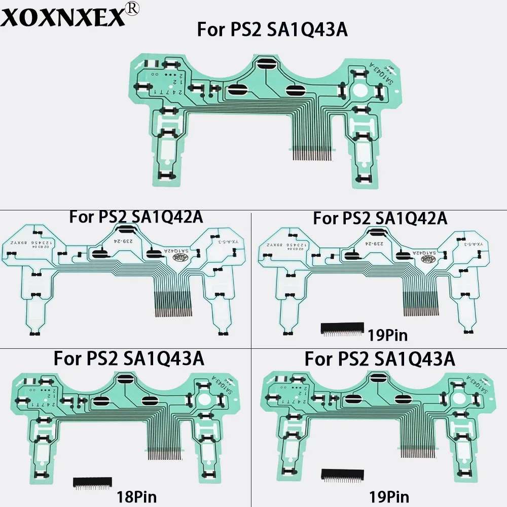 Buttons Ribbon Circuit Board for PS2 Controller Conductive Film Keypad flex Cable
Buttons Ribbon Circuit Board for PS2 Controller Conductive Film Keypad flex Cable