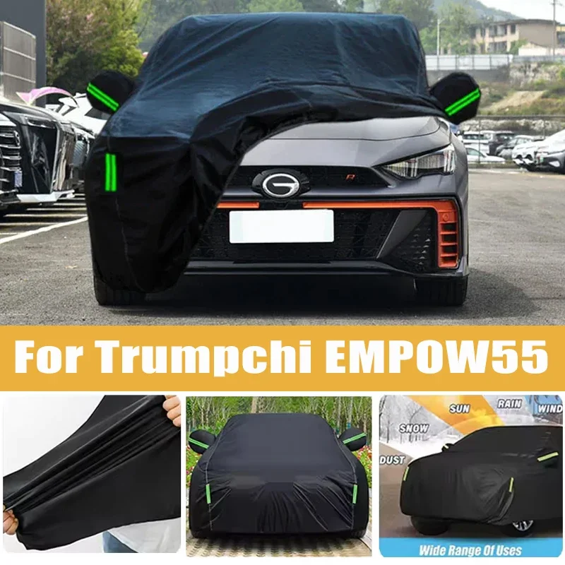 For Trumpchi EMPOW55 Full Car Cover Four Seasons Outdoor Sun Anti UV Rain Snow Dust Protection Oxford Cloth Accessories
For Trumpchi EMPOW55 Full Car Cover Four Seasons Outdoor Sun Anti UV Rain Snow Dust Protection Oxford Cloth Accessories