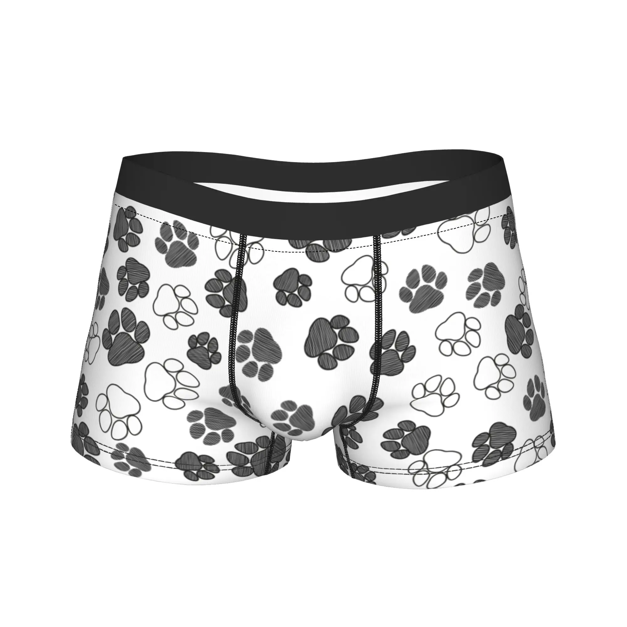 Man Dog Paw Print Long Underwear Sexy Boxer Briefs Shorts Panties Male Polyester Underpants Plus Size
Man Dog Paw Print Long Underwear Sexy Boxer Briefs Shorts Panties Male Polyester Underpants Plus Size